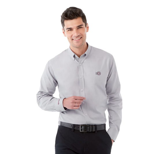 Men's IRVINE Oxford LS Shirt – Grey