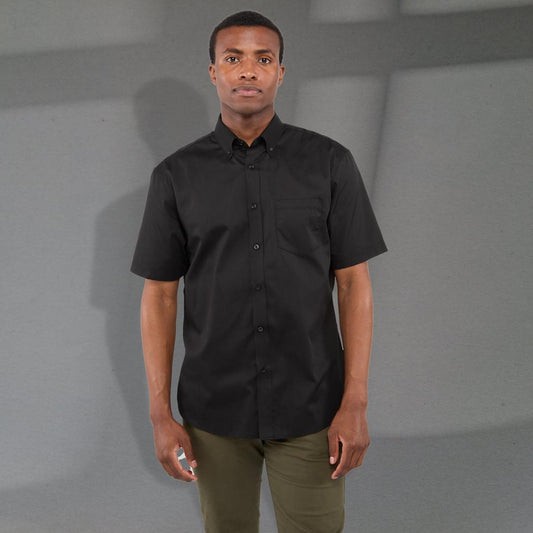 Men's STIRLING Short Sleeve Shirt – Black