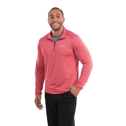 Men's TAZA Knit Quarter Zip – Red