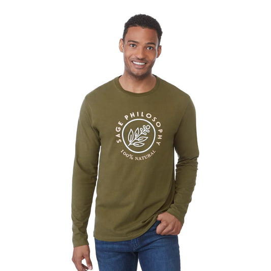 tentree Organic Cotton Longsleeve Tee - Men's – Green