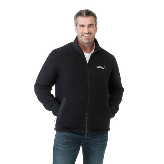 Men's KAHUZI Eco Full Zip Sherpa – Black
