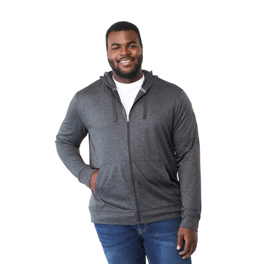 Men's LAVAR Eco Knit Full Zip Hoody – Grey