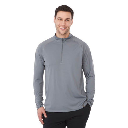 EVANS Eco Knit Quarter Zip - Men's – Grey