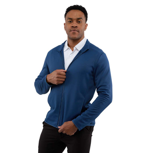 TELICA Brush Back Fleece Jacket - Men's – Blue