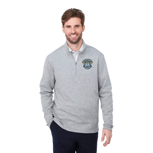 Men's RIGI Eco Knit Quarter Zip – Grey