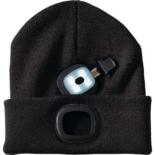 Unisex MIGHTY LED Knit Toque – Black