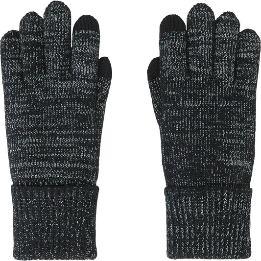 Unisex ENERGY Knit Reflective Texting Gloves – Black
