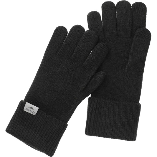 Unisex REDCLIFF Roots73 Knit Texting Gloves – Black