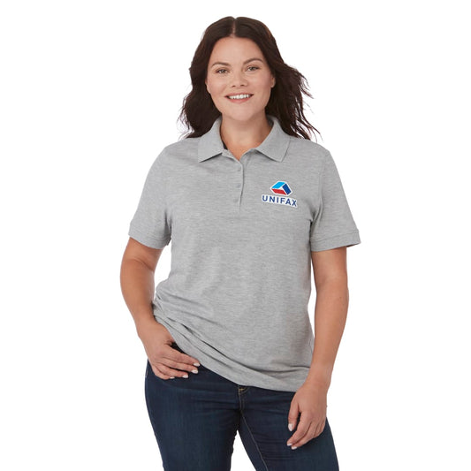 Womens CRANDALL Short Sleeve Polo – Grey