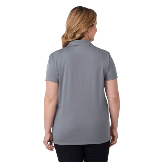EVANS Eco Short Sleeve Polo - Women's – Grey