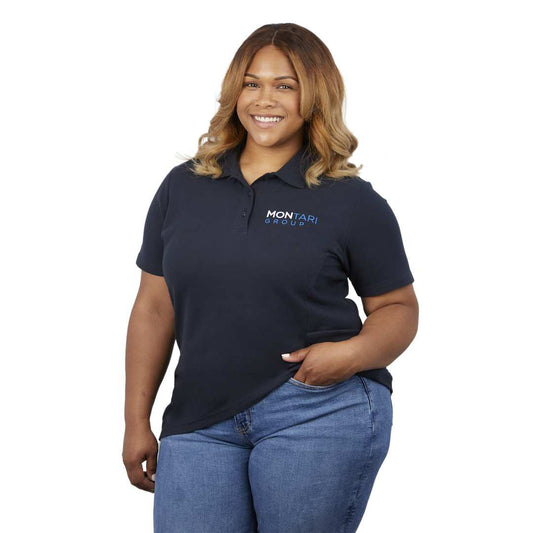 PALO Short Sleeve 100% Cotton Pique Polo - Women's – Blue