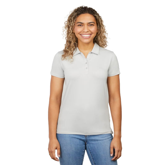 Greatness Wins Athletic Tech Polo - Women's – Grey