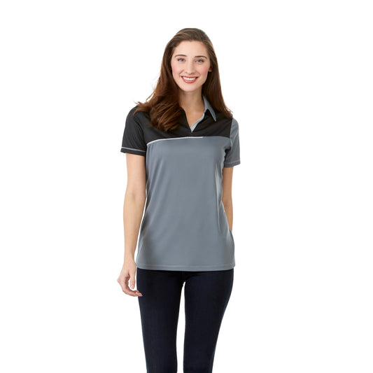 Women's PRATER Short Sleeve Polo – Grey