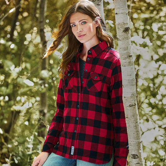Women's SPRUCELAKE Roots73 Long Sleeve Shirt – Red