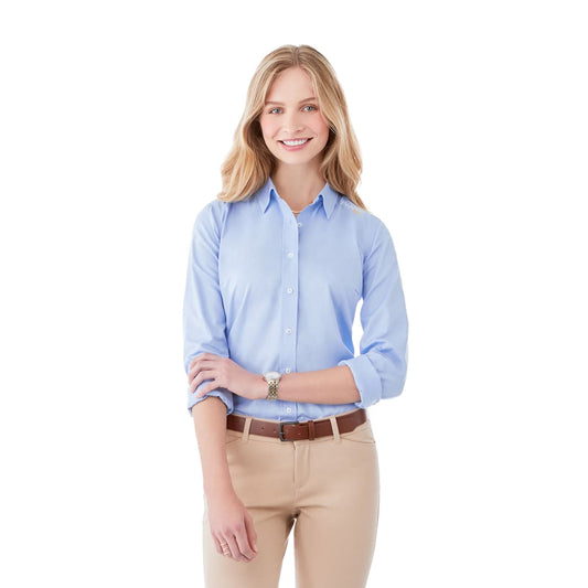 Women's IRVINE Oxford LS Shirt – Blue