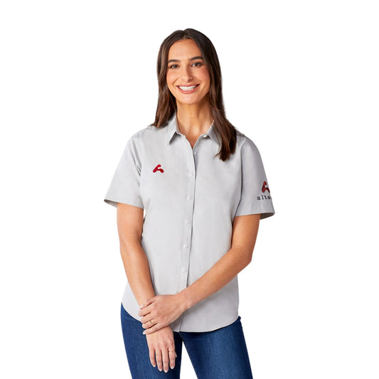Women's SAMSON Oxford SS Shirt – Grey