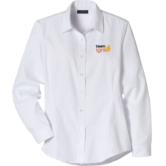 Women's TULARE OXFORD LS SHIRT – White