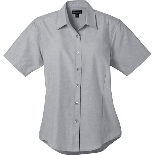 Women's LAMBERT OXFORD SS SHIRT – Grey
