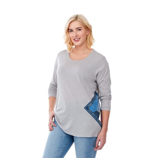 Women's Holt Long Sleeve Tee – Grey