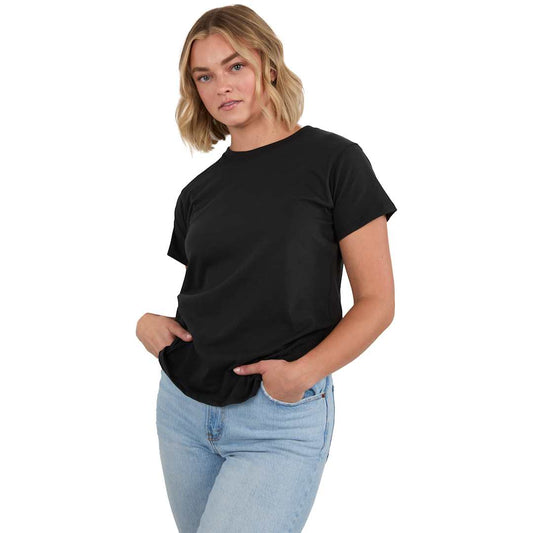 American Giant Cotton Crew Neck Tee - Women's – Black