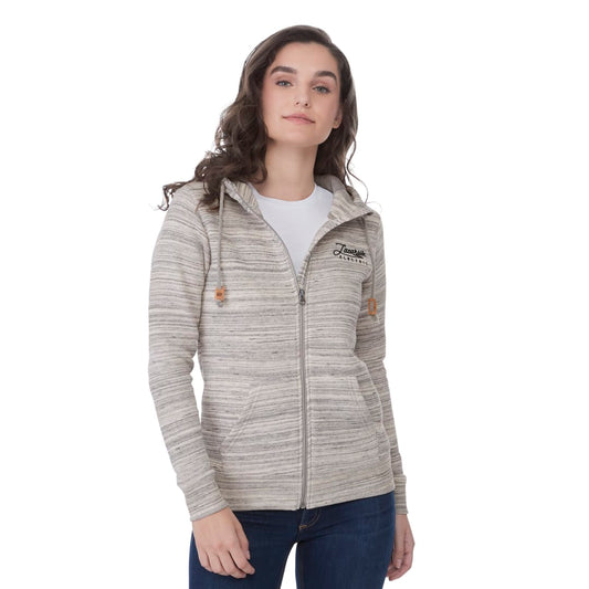tentree Space Dye Zip Hoodie - Women's – Grey