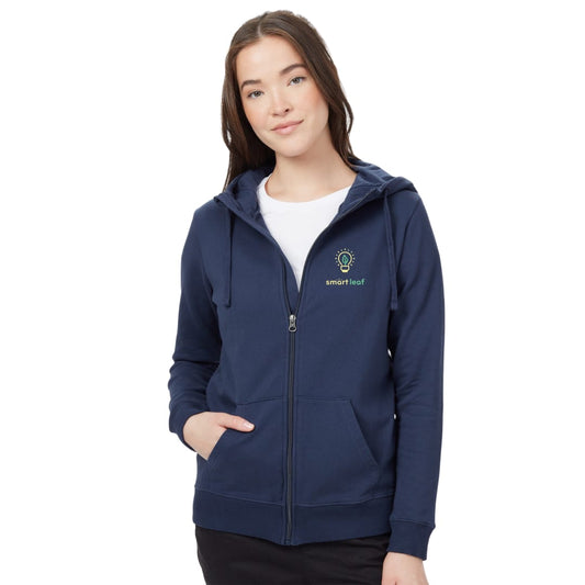 tentree Organic Cotton Zip Hoodie - Women's – Blue