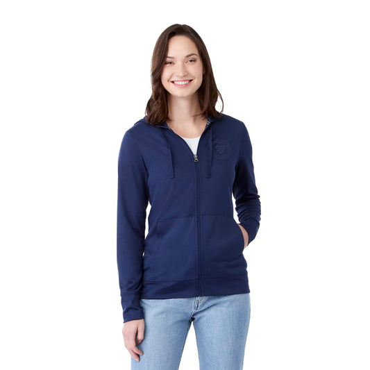 Women's LAVAR Eco Knit Full Zip Hoody – Blue