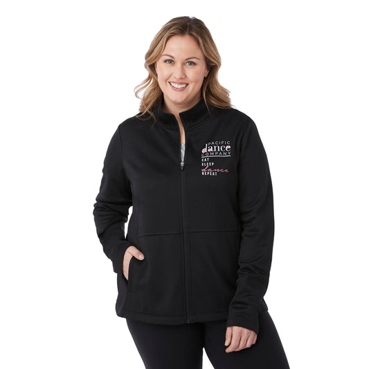MERRITT Eco Knit Full Zip - Women's – Black