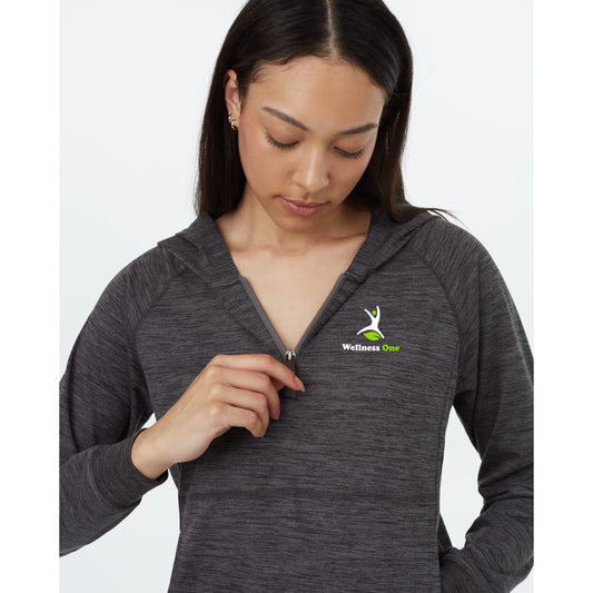 tentree Stretch Knit Quarter Zip - Women's – Grey
