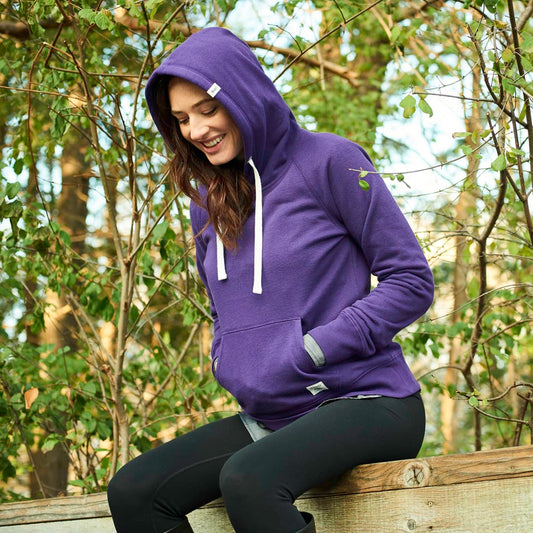 Women's MAPLEGROVE Roots73 Flc Hoody – Purple