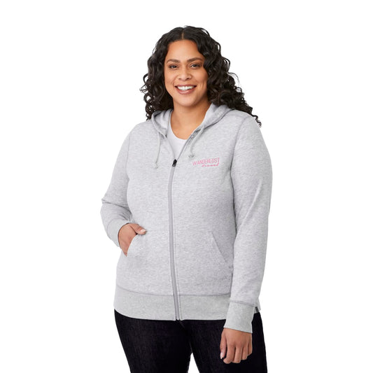 Women's ARGUS Eco Fleece Full Zip Hoody – Grey
