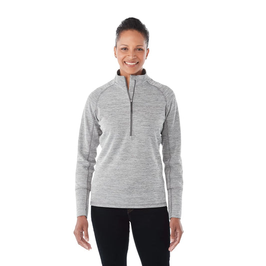 Women's CRANE Knit Half Zip – Grey