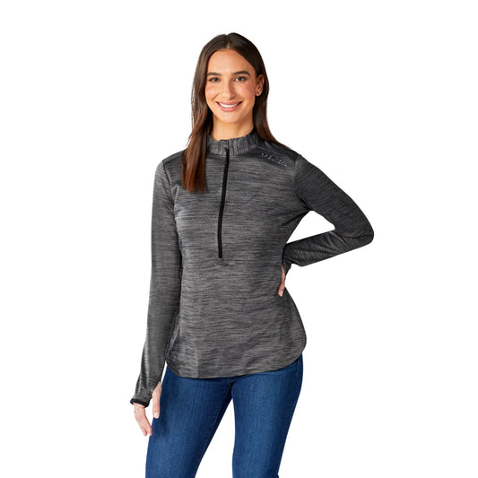 Women's MATHER Knit Half Zip – Grey