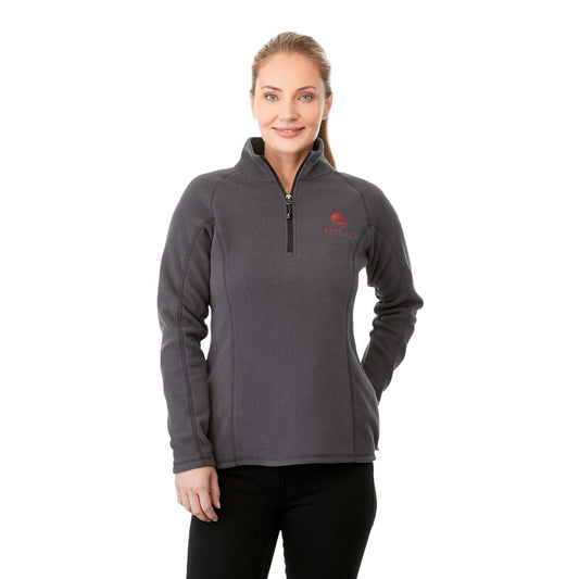 Women's Bowlen Polyfleece Half Zip – Grey