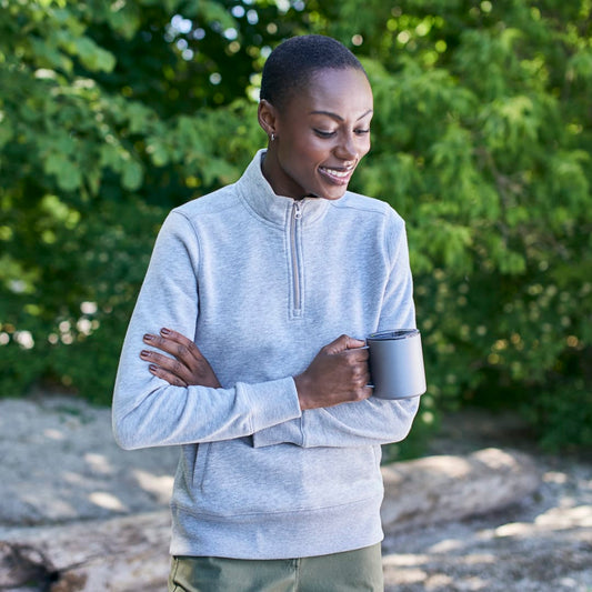 Women's PADDLECREEK Roots73 Fleece Quarter Zip – Grey