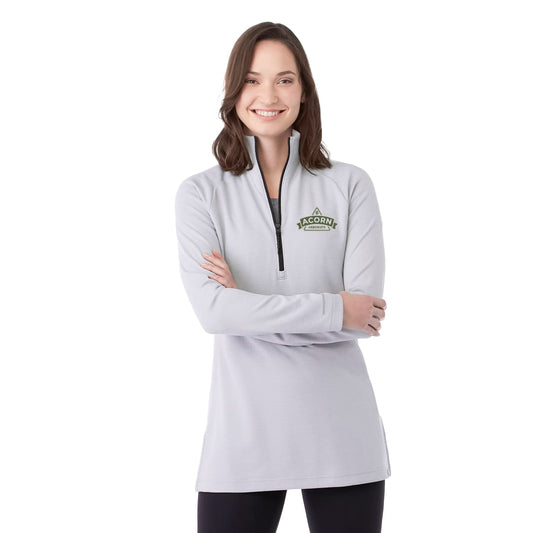 Women's ASGARD Eco Knit Half Zip – Grey