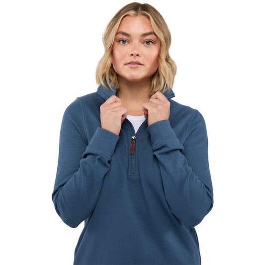 HUDSON Eco Knit Half Zip - Women's – Blue