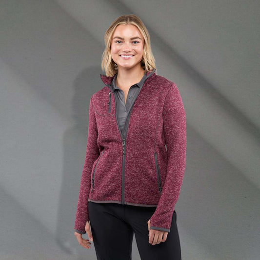 Women's TREMBLANT Knit Jacket – Red