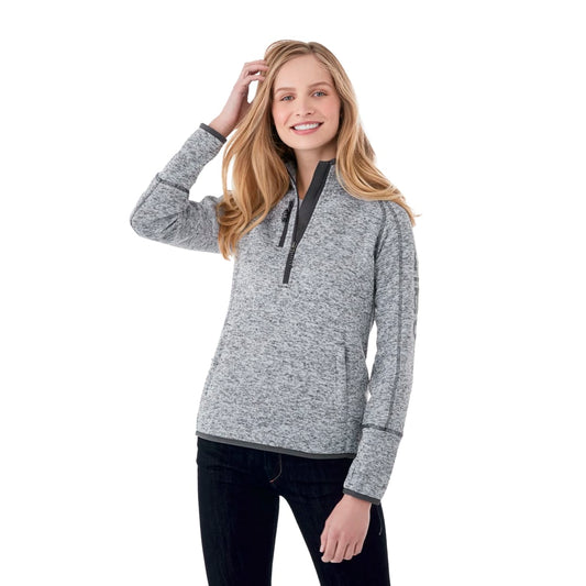Women's VORLAGE Half Zip Knit Jacket – Grey