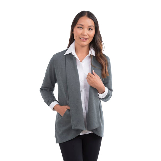 Women's EQUINOX Knit Blazer – Grey