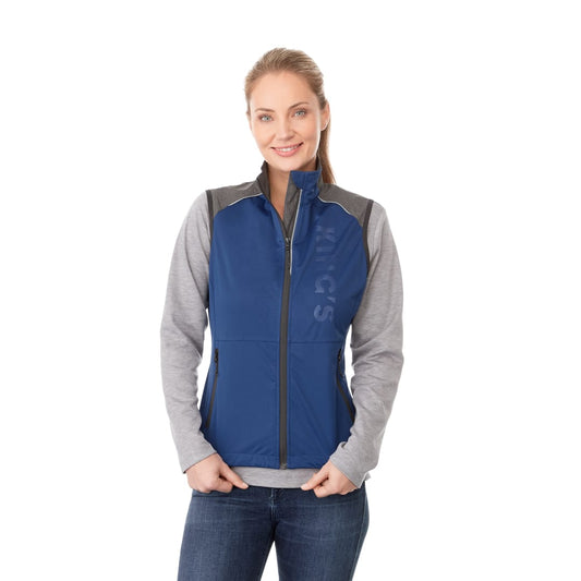 Women's NASAK Hybrid Softshell Vest – Blue