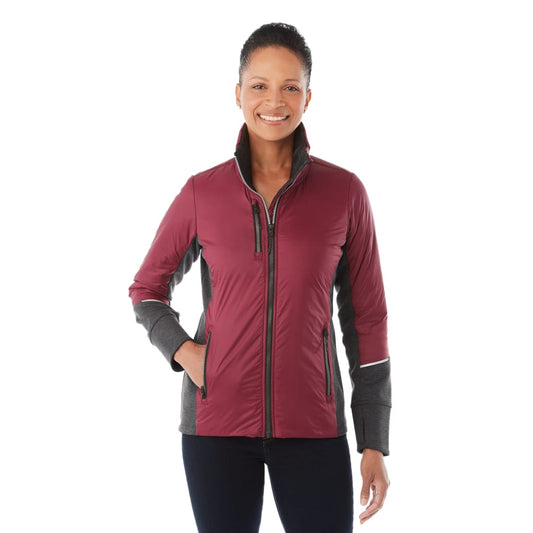 Women's FERNIE Hybrid Insulated Jacket – Red