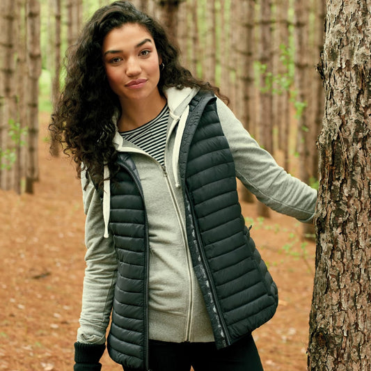 Women's EAGLECOVE Roots73 Down Vest – Black