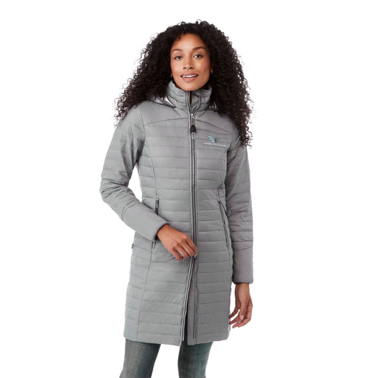 Women's SILVERTON Long Packable Insulated Jacket – Grey